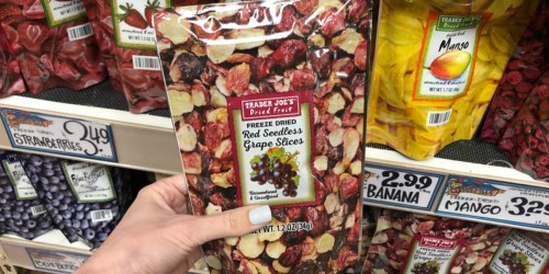 Trader Joe’s Freeze Dried Grape Slices Only $2.99 & More Fun Finds