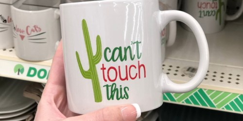 Cute Cactus Mugs, Llama Wall Decals & More Only $1 at Dollar Tree