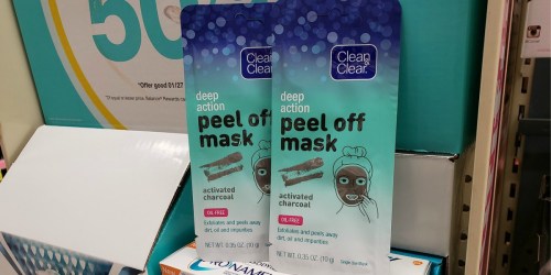 Clean & Clear Peel Off Mask Only 24¢ Each After Cash Back at Walgreens