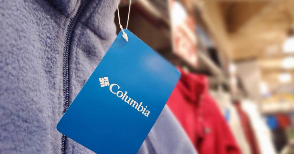 columbia tag on jacket