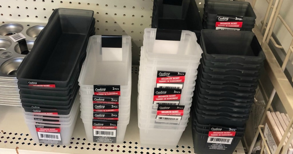 plastic organizers in dollar tree