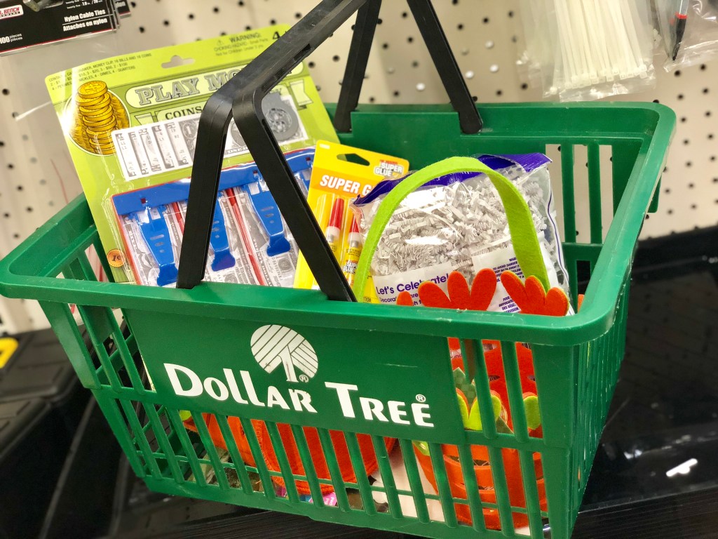 Dollar Tree store basket