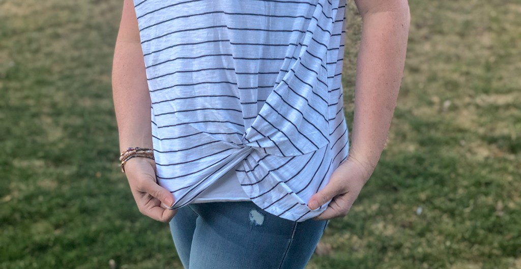 walmart wednesday — close of of twist front top