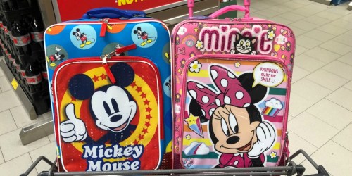 Kids Mickey or Minnie Rolling Suitcase Only $14.99 at ALDI + More