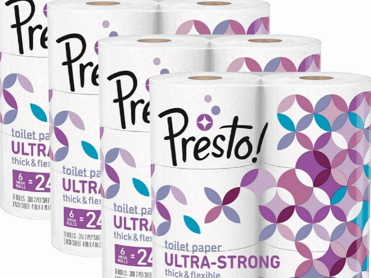 Presto toilet paper rolls 