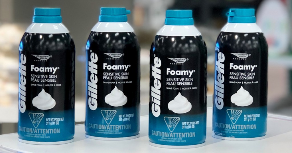 target gillette foamy