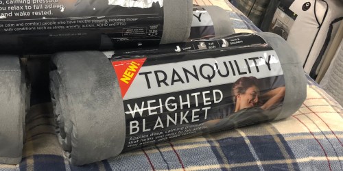 Tranquility Weighted Blanket Just $17.88 on Walmart.com (Reg. $30) | Great for Anxiety & Insomnia