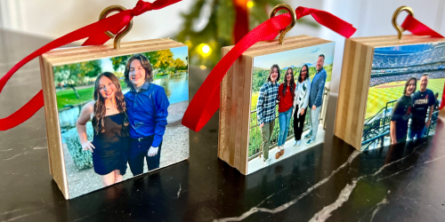 2-Sided Wood Photo Ornaments JUST $5.99 + Free Walgreens Store Pickup