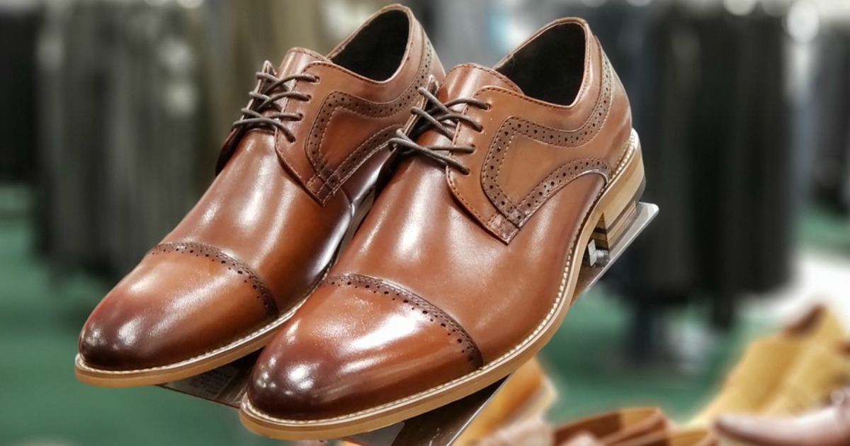 mens alfani dress shoes in store