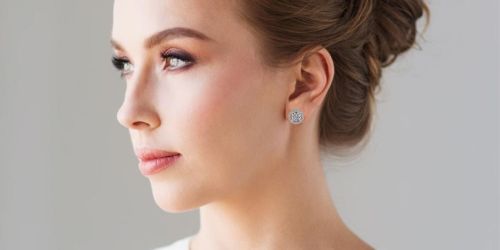 Cate & Chloe 18K White Gold Plated Earrings Only $14.99 Shipped