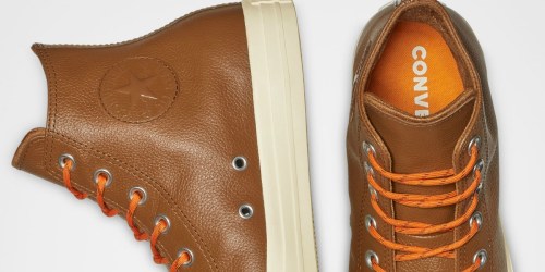 50% Off Converse Leather Shoes + Free Shipping