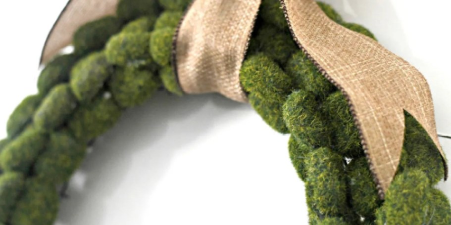 I Made This Dollar Tree Moss Rock Wreath for Just $11!