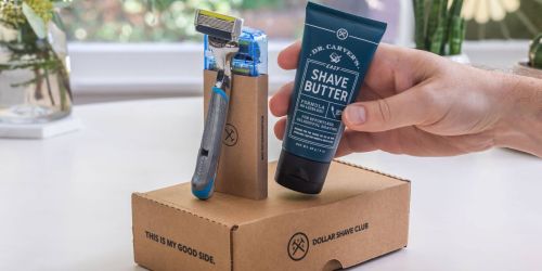 Dollar Shave Club Starter Kit ONLY $5 Shipped (Razor, Cartridges, Facial Cleanser & More)