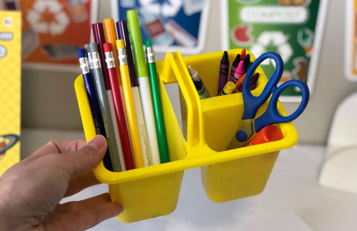 Dollar Tree educational caddy