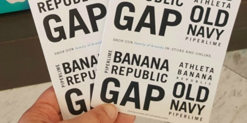 $50 Banana Republic Gift Card Only $40 | Use at Gap, Old Navy, Athleta, & Outlets Too!