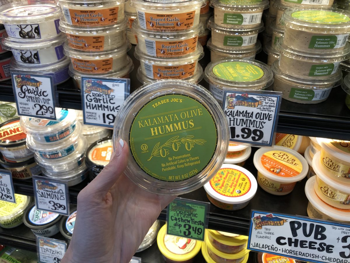 Trader Joe's olive hummus