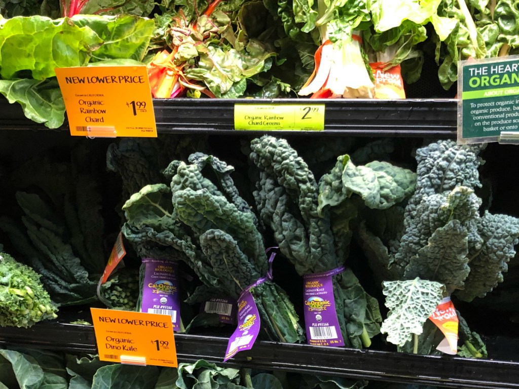 Kale and Chard at Whole Foods