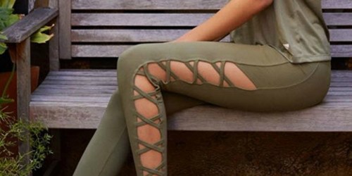 Women’s Lattice Leggings Only $10.79 at Zulily (Regularly $55)