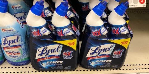 Lysol Toilet Bowl Cleaner w/ Lime & Rust Remover 2-Pack Only $3 (Ships w/ $25 Order)