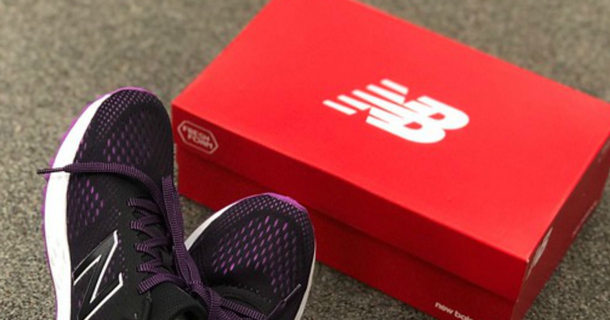 New Balance shoes and a shoebox