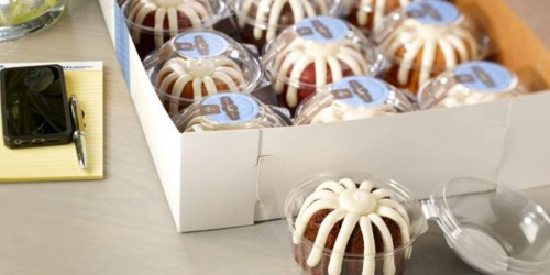 Free Nothing Bundt Cakes Mini Bundtlet Cake at 3PM Today (First 300 at Each Bakery)