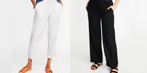 Old Navy Women’s Linen Pants ONLY $10 (Regularly $35)