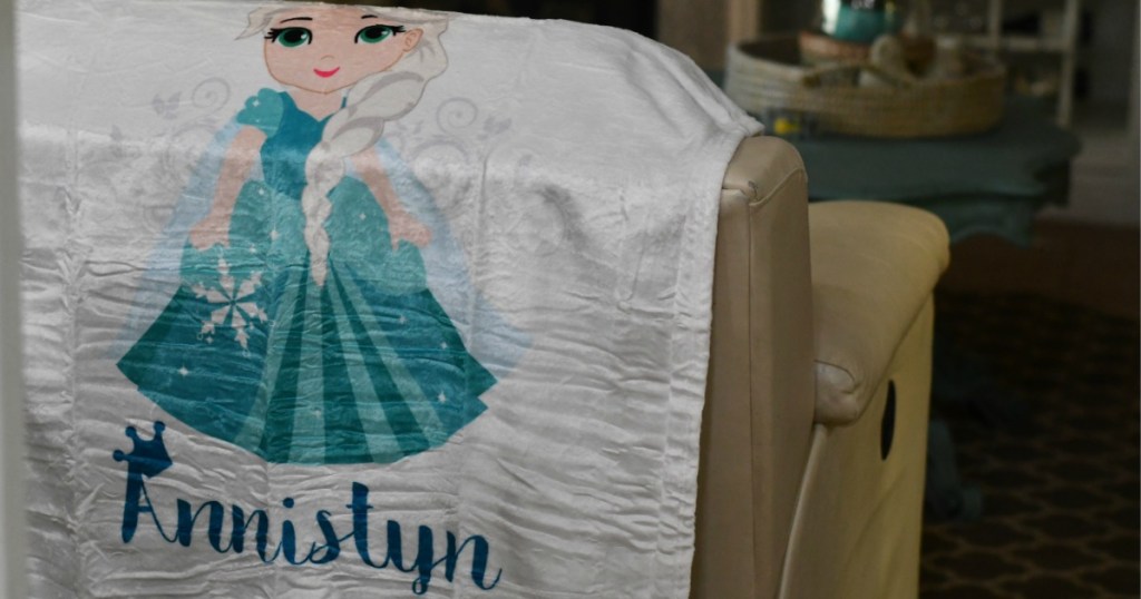 Personalized Princess Mink Blanket