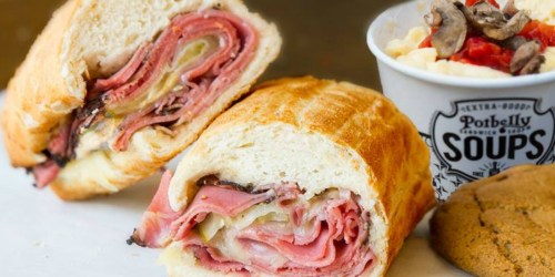 FREE Potbelly Sandwich for NEW Perks Members after First purchase of $5 or more!