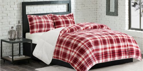Macy’s: Premier Comfort Micro Velvet & Sherpa Comforter as Low as $27.99 (Regularly $140)