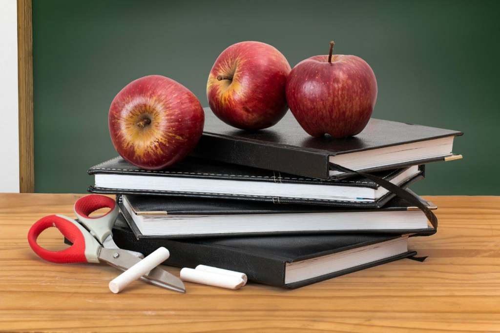 School supplies and books