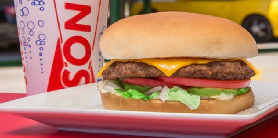 FREE Sonic Cheeseburger w/ Purchase – Today Only!