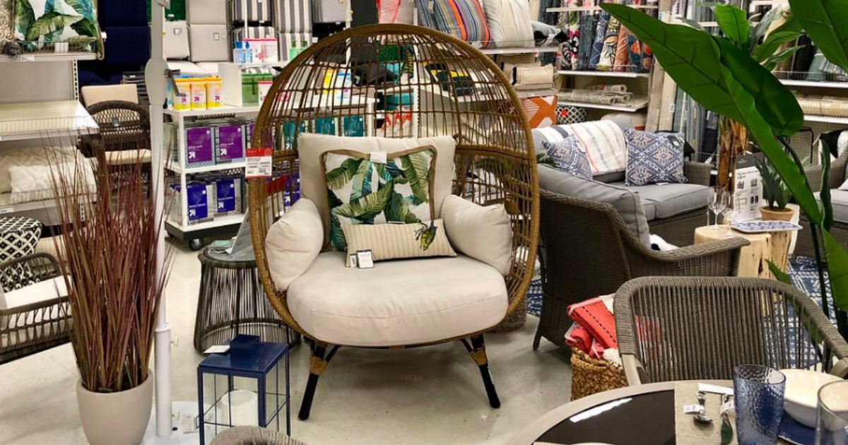 egg chair at Target