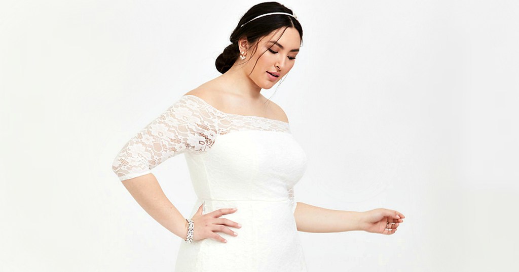 Torrid plus size wedding dress