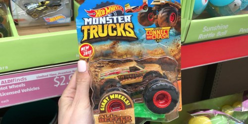 Hot Wheels Monster Trucks Only $2.99 at ALDI