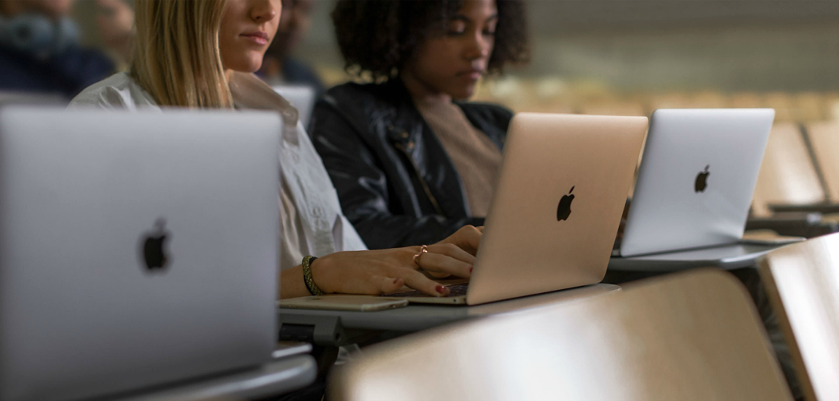 people using Apple computers