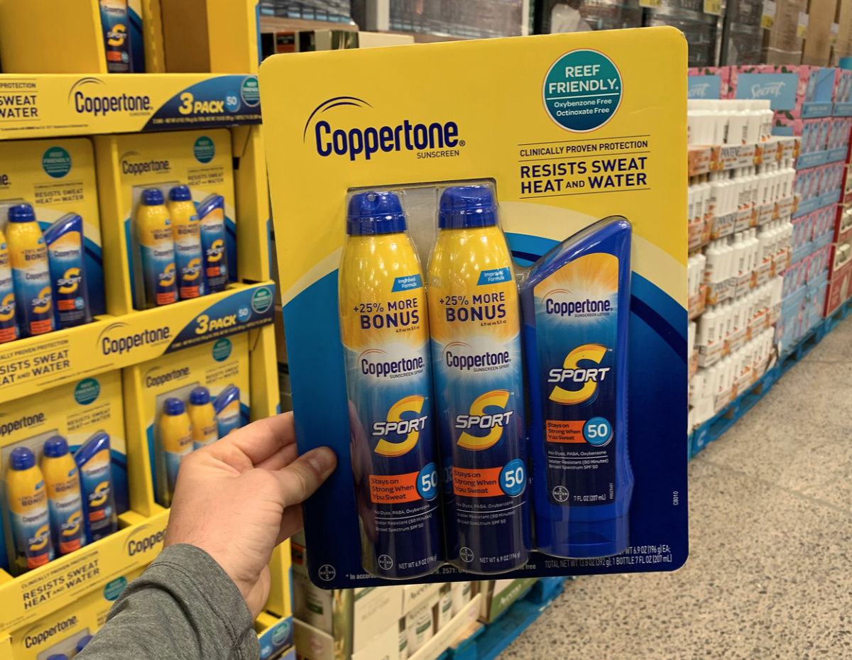 coppertone value pack at Costco