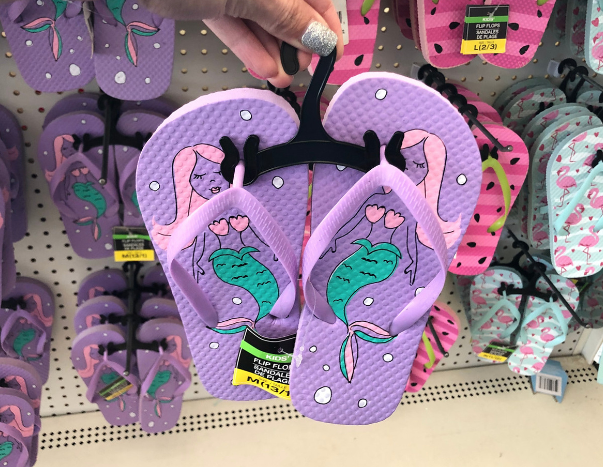 mermaid flip flops