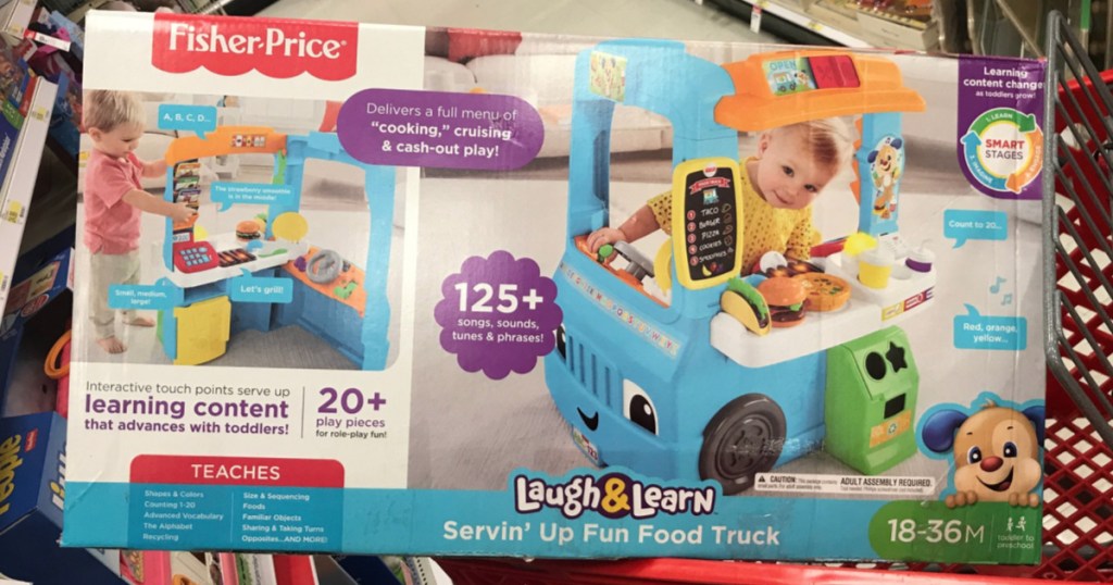 fisher-price food truck toy box