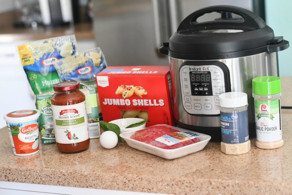 ingredients for instant pot shells