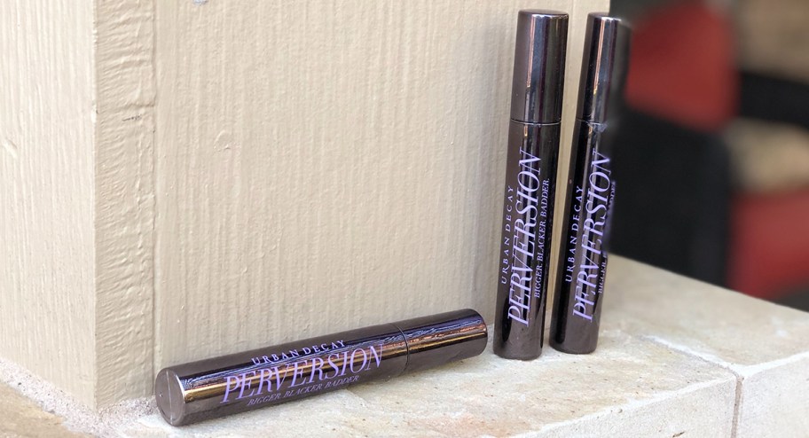 3 tubes of urban decay perversion makeup