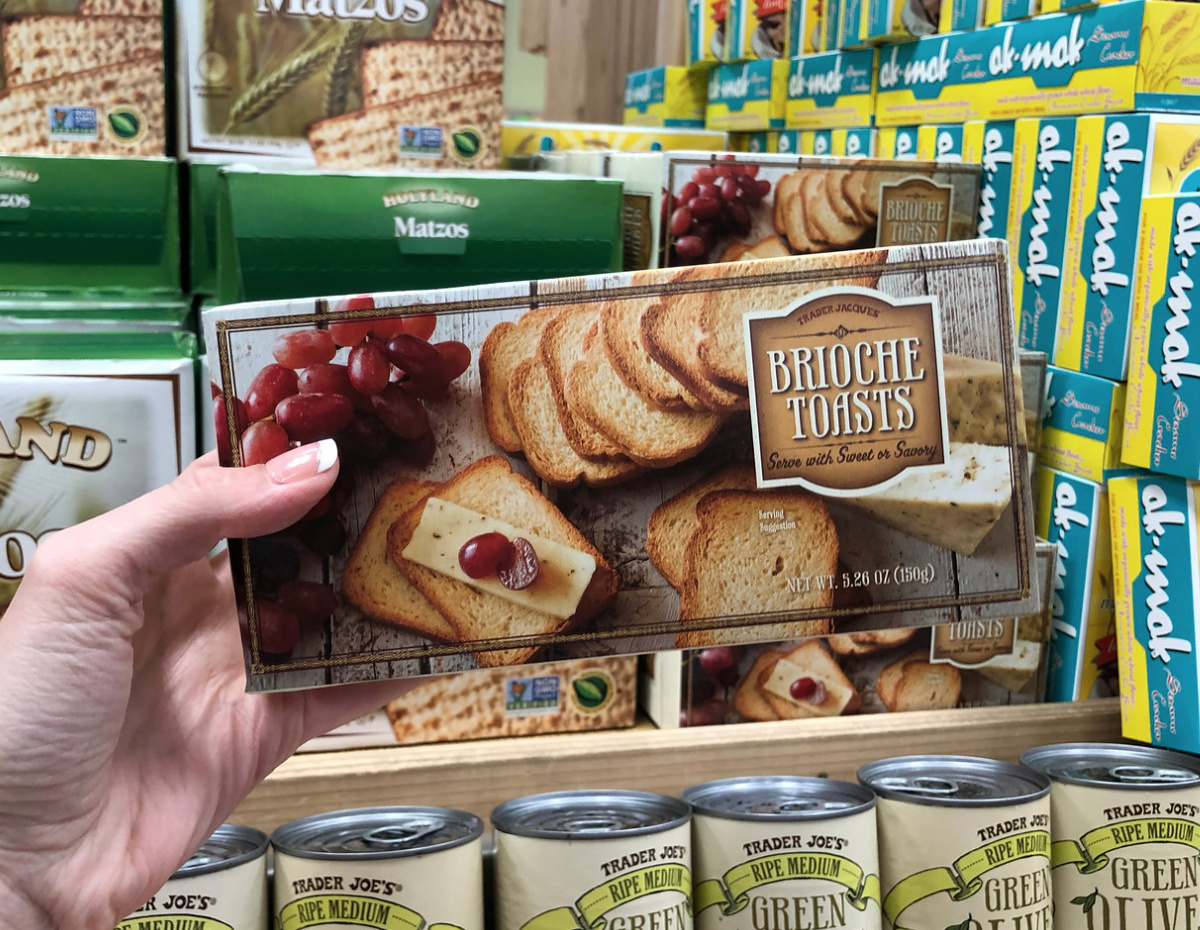 Trader Joe's brioche toasts