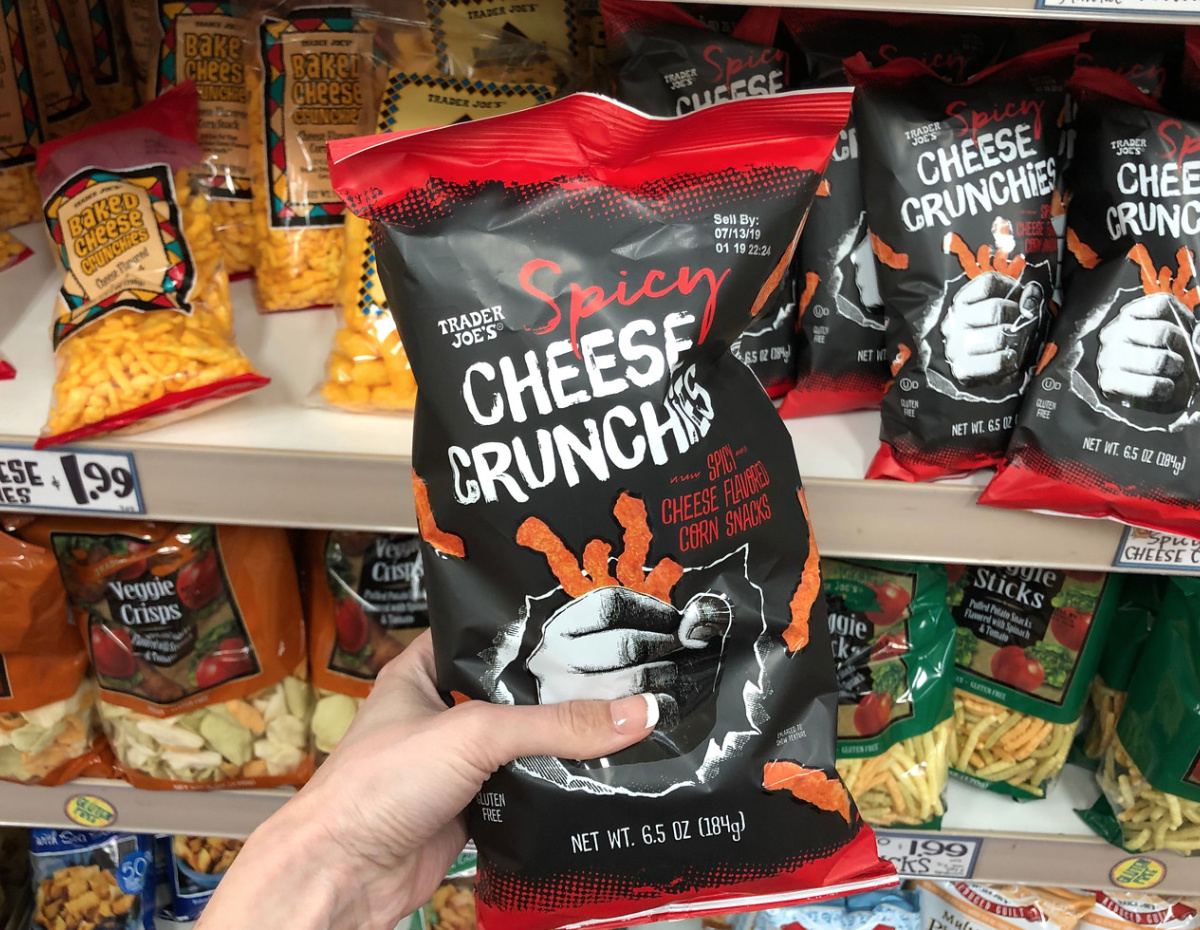 Trader Joe's spicy cheese crunchies
