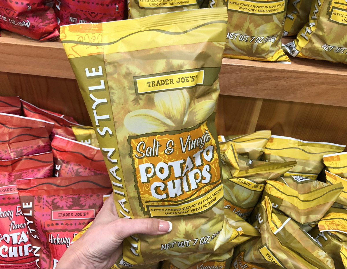 Trader Joe's salt and vinegar potato chips
