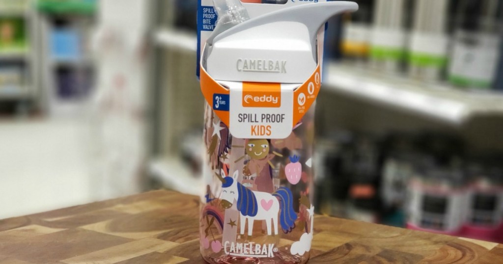 Camelbak spill proof kids water bottle 