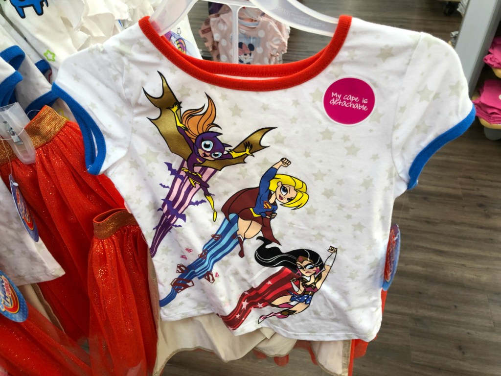 DC Superhero Little Girls/Big Girls 2-Piece Outfit Set