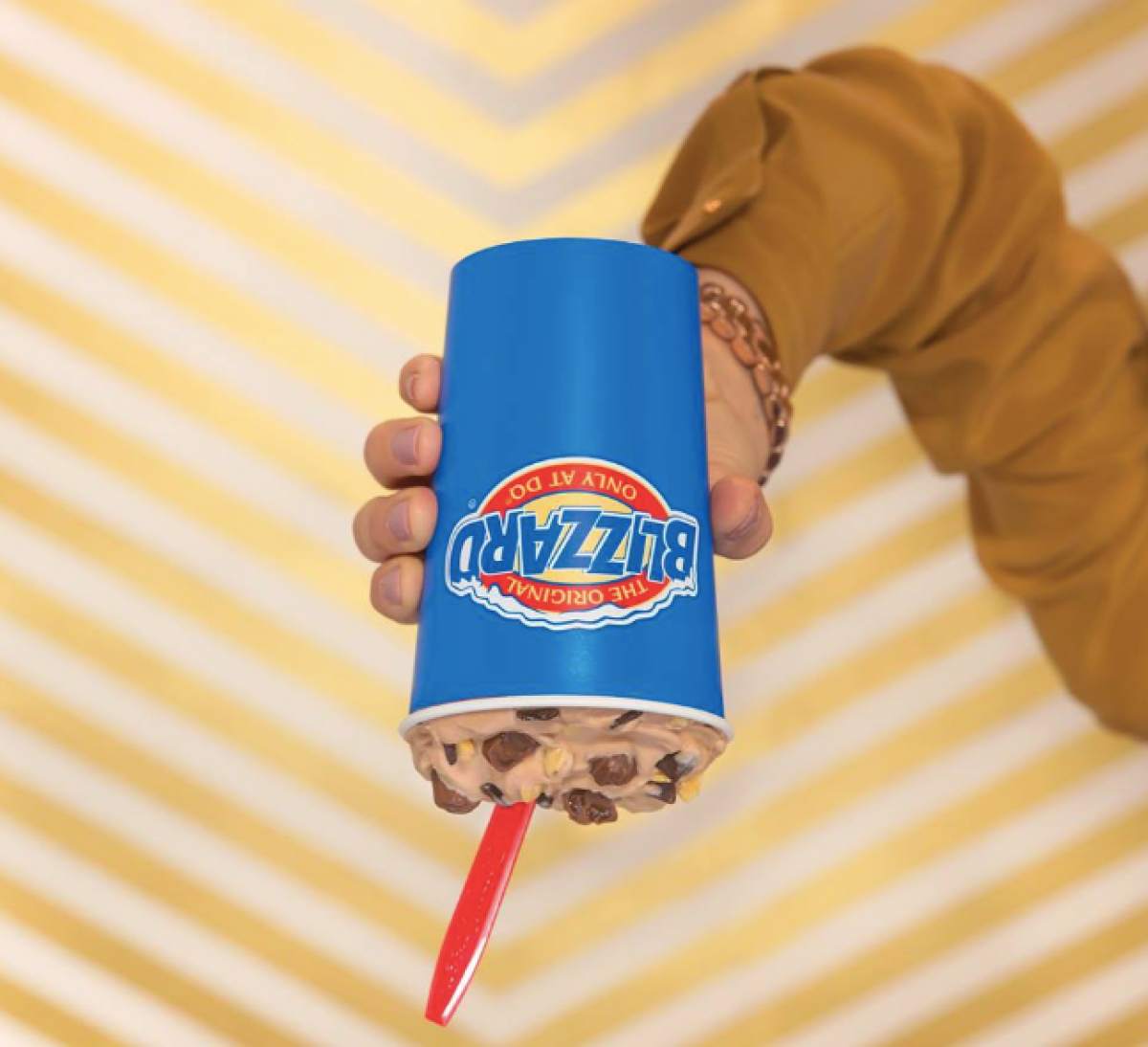 Dairy Queen Blizzard Upside Down