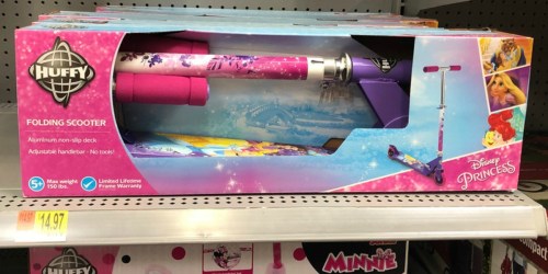 Huffy Folding Scooters Only $14.97 at Walmart (Disney, Spider Man, TMNT & More)
