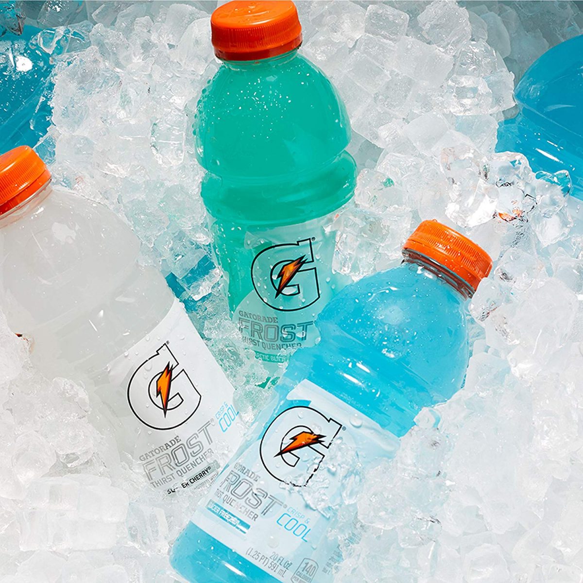 Gatorade Frost Bottle on ice