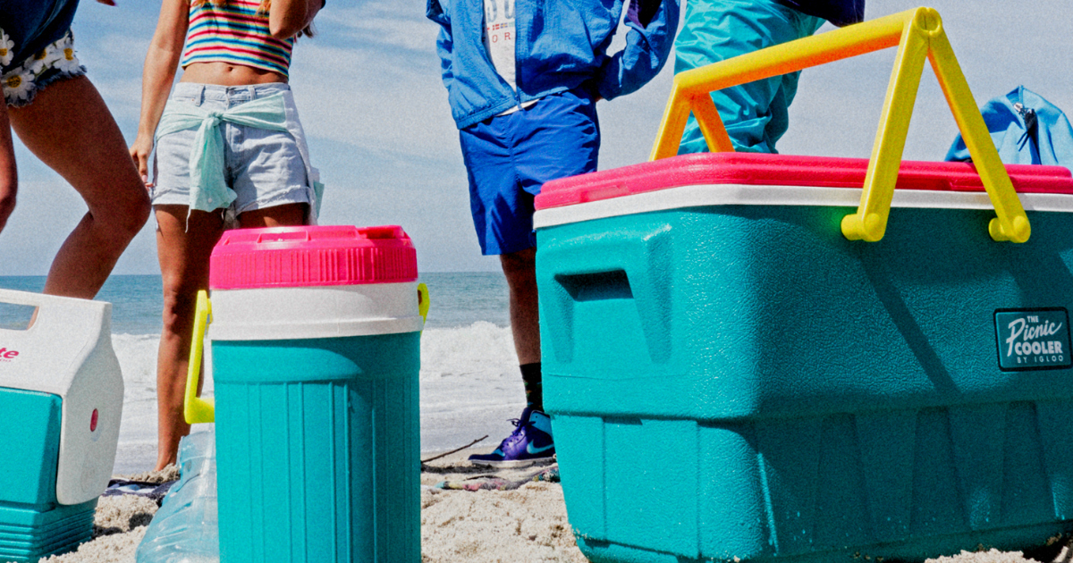 Igloo throwback collection coolers