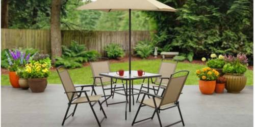 Mainstays 6-Piece Outdoor Dining Set Only $99.99 Shipped